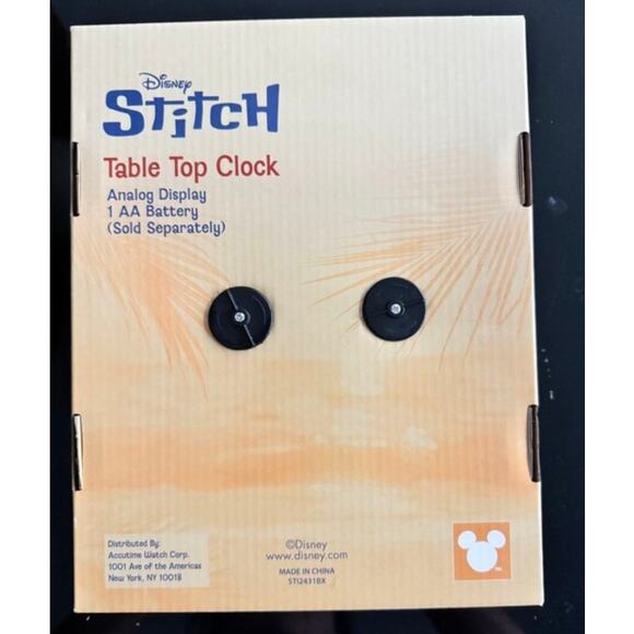 “Bring Stitch to Your Desk – Disney Table Top Clock with Chilled Vibes!” - Picture 2 of 6